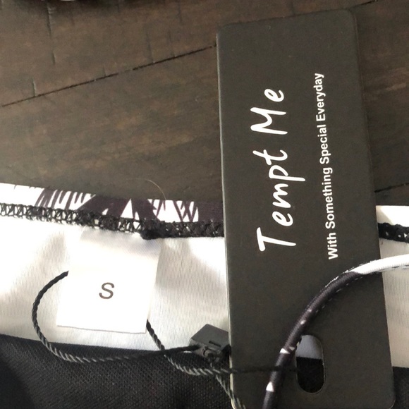 NWT black and white bikini size small - Picture 5 of 6